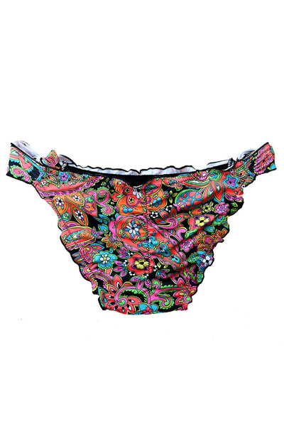 Flattering Low Rise Tie String Brazilian Thong Bikini Bottom – Rose  Swimsuits